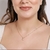 Pingente menina folheado a ouro com zircônias branco - Amorim Joalheria