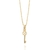 Pingente chave cromossomo folheado a ouro - comprar online