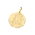 Medalha Jesus folheada a ouro