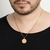 Medalha Jesus folheada a ouro - Amorim Joalheria