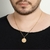 Imagem do Medalha Jesus folheada a ouro