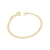 Pulseira infantil folheada a ouro