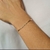Pulseira infantil folheada a ouro na internet