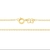Cordão folheado a ouro fio cadeado - comprar online