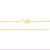 Cordão folheado a ouro com fio corações entrelaçados - comprar online