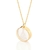 Pingente folheado a ouro 18k com nossa senhora aparecida branco - comprar online