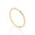 Anel ondulado folheado a ouro 18k - comprar online