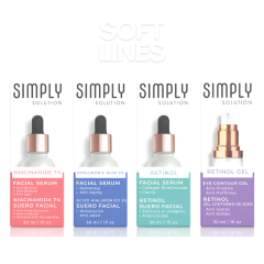 Kit Antiarrugas Líneas de Expresión Retinol + Ácido Hialurónico + Niacinamida | Simply Solution Soft Lines en internet