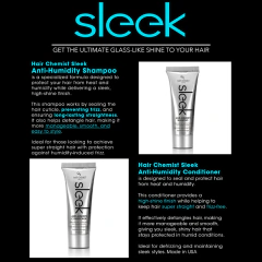 Imagen de Hair Chemist Sleek Shampoo Antihumedad, Antifrizz,