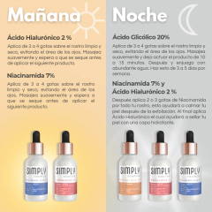 Simply Solution · Rutina Control Grasa · Glicólico, Hialurónico y Niacinamida - tienda en línea