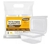 KIT POTE /TAMPA RETANGULAR PP 400 ML CX 12X24 UN RIOPLASTIC