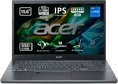 Notebook Acer Aspire 5 A515-57 (Intel I7 1255U). *Precio contado/débito*