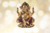 Estátua Ganesha em Resina Dourado