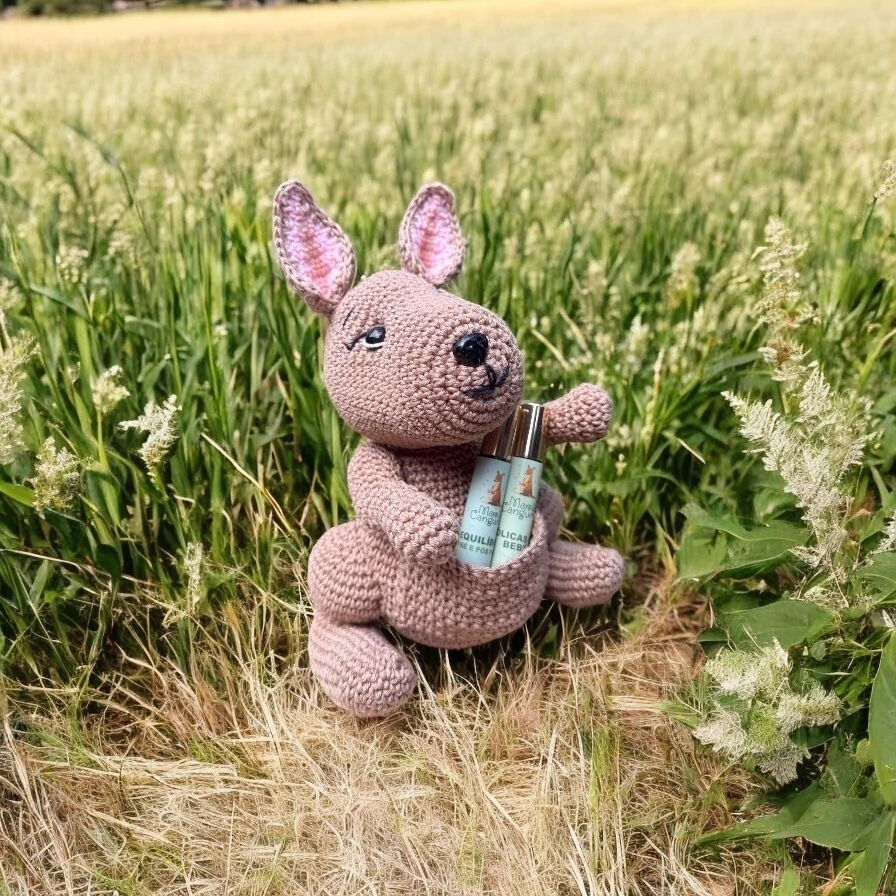 MAMÃE CANGURU - AMIGURUMI