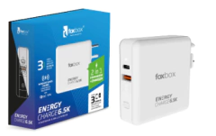 FOXBOX Energy Charge 6.5K - Cargador + Power Bank - Carga Inalámbrica - 2 en 1