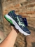 Tênis Wave Nirvana 9 Masculino Mizuno Azul/Verde