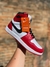 Tênis Botinha Air Jordan Unissex Vermelho/Branco