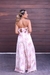 Palazzo strapless floreado - comprar en línea