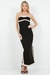 Vestido midi entallado
