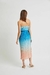 Vestido strapless ombré - comprar en línea