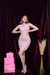 Vestido texturizado baby pink