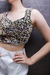 Crop top lentejuelas multicolor