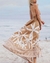 Vestido nude con palmeras