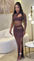 CONJUNTO NAYRAH MARROM - comprar online