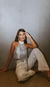 CROPPED FRANJA STRASS