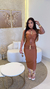 VESTIDO LUXO MARROM