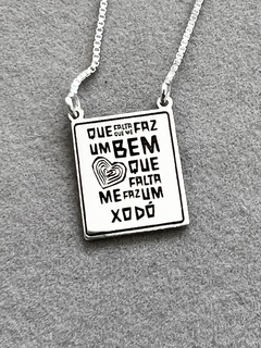 Escapulário “Que Falta Que Me Faz Um Bem” - comprar online
