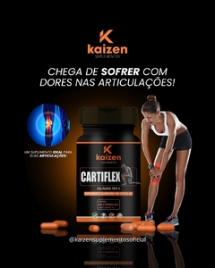 CARTIFLEX | COLÁGENO TIPO II + CÚRCUMA | 30 CPS - Kaizen suplementos