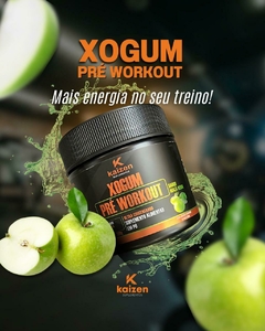 XOGUM PRE WORKOUT COM BETA ARGININA E TAURINA SABOR MAÇA VERDE | 300G