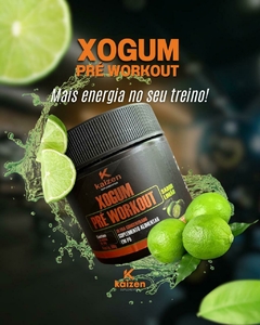 XOGUM PRE WORKOUT COM BETA ARGININA E TAURINA SABOR LIMÃO | 300G
