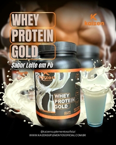 TOP WHEY GOLD CONCENTRADO | SABOR LEITE EM PÓ | 900G | - comprar online