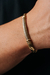 Pulseira em Ouro Amarelo 18k Malha com Placa Central - comprar online
