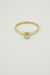 Anel em Ouro Amarelo 18K Solitário Diamante 0,08Ct na internet