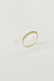 Meia Aliança em Ouro Amarelo 18k Esmeralda 0,07ct - comprar online