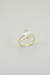 Anel em Ouro Amarelo 18K Agua Marinha - comprar online
