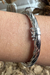 Bracelete em Ouro Branco 18k Torcido - Bateia Joias