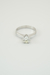 Anel em Ouro Branco 18K Solitario Brilhante 0,4Ct na internet