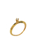 Anel em Ouro Amarelo 18k Solitário 0,04ct Brilhantes - comprar online