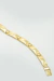 Pulseira em Ouro Amarelo 18K Placas Articuladas na internet