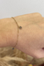 Pulseira em Ouro Amarelo 18k Corações Safira Azul 0,18ct na internet