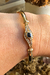Bracelete em Ouro Amarelo 18k Safira 0,25ct e Brilhantes 0,30ct - comprar online
