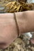 Pulseira em Ouro Amarelo 18k Corações na internet