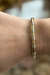 Bracelete em Ouro Amarelo18k e Detalhes Ouro Branco com Diamantes 0,15ct - comprar online