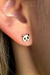 Brinco em Ouro Amarelo 18k Urso Panda Esmalte - comprar online