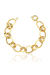 Pulseira em Ouro Amarelo 18k Elos Ovais - comprar online