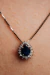 Colar Safira e Diamante 18k na internet
